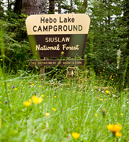 Hebo Lake Sign